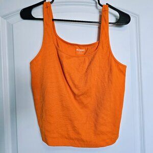 Old Navy Orange Cropped Tank Top